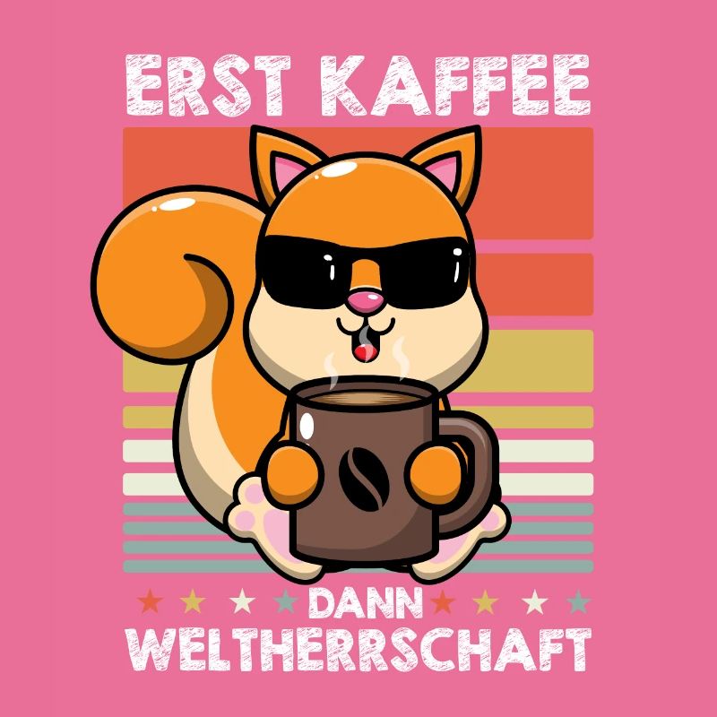 Eichhörnchen Kaffee-Sonnenbrille