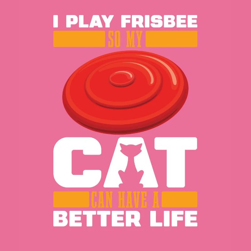 Frisbee Katze