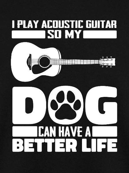 Akustikgitarre Hund