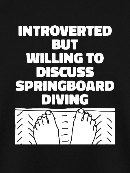 Turmspringen Turmspringer Introvertierte