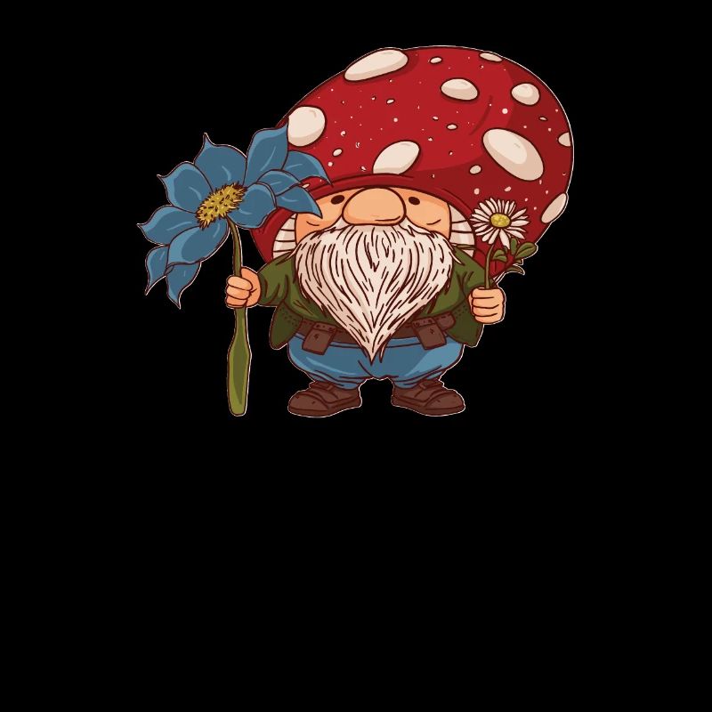 Cueilleurs de champignons Champignons Nain de champignons mignon