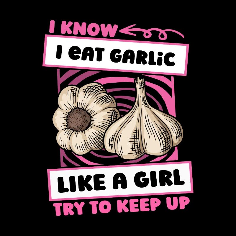 Knoblauch Knobi Knofi Mädchen