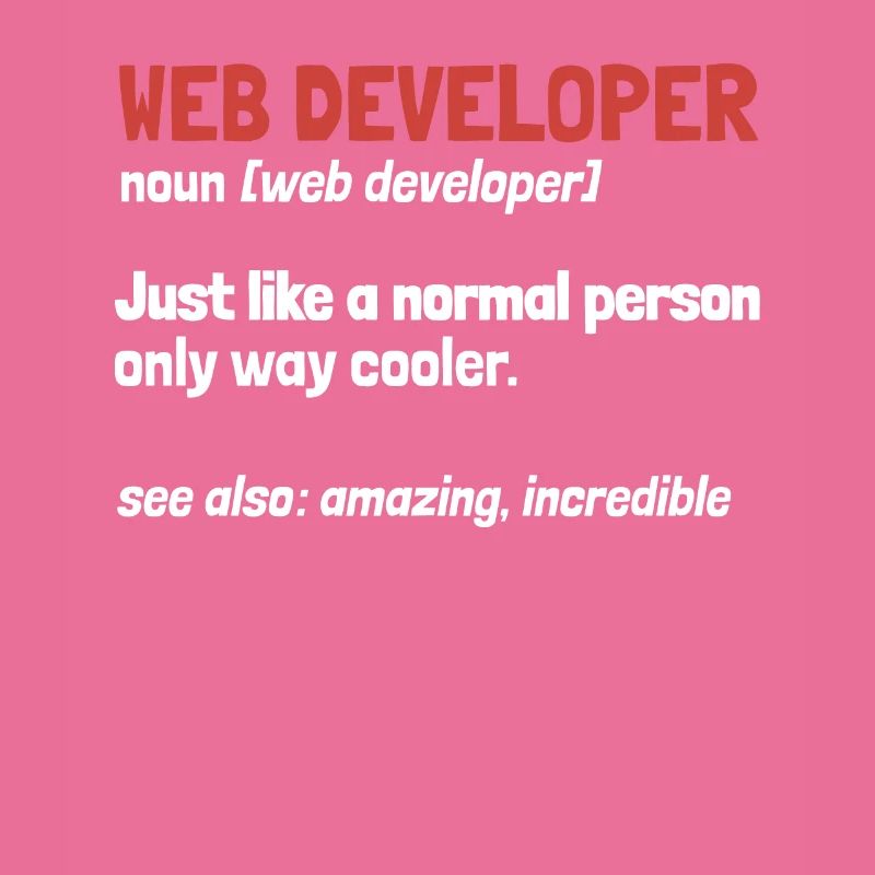 Web Entwickler Webdeveloper Definition