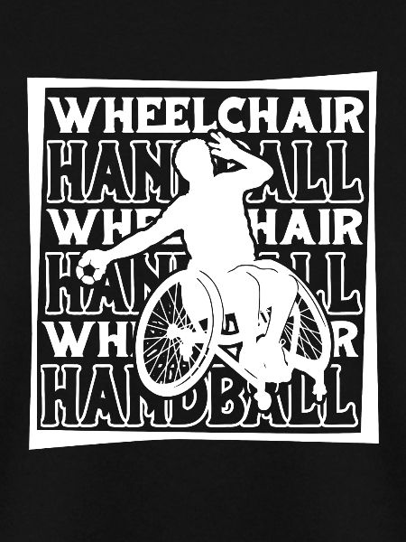 Handball Handballer Rollstuhl