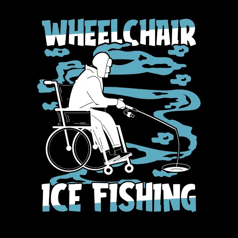 Eisfischen Eisangeln Rollstuhl