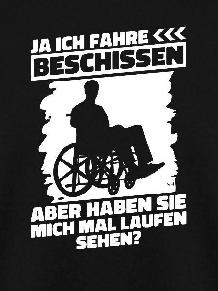 Rollstuhl Rollstuhlfahrer Lustig