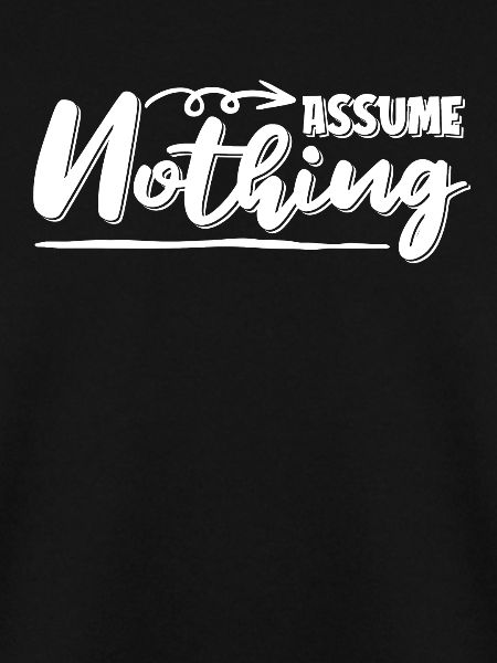 Genderfluide Cool Assume Nothing