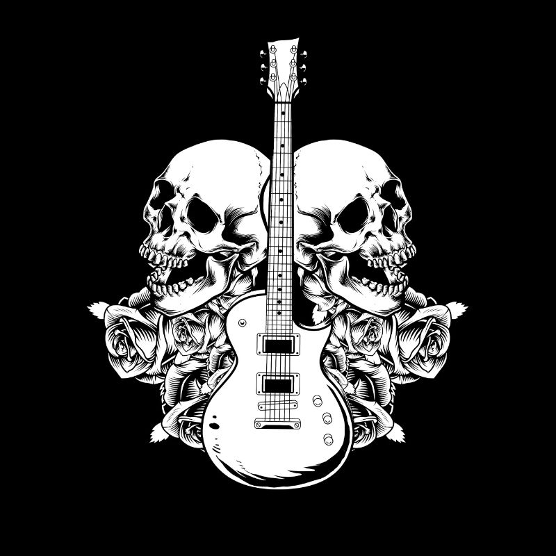 Guitare électrique Guitare électrique Skull
