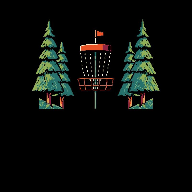 Frisbee Golf Disc Golf 8 Bit