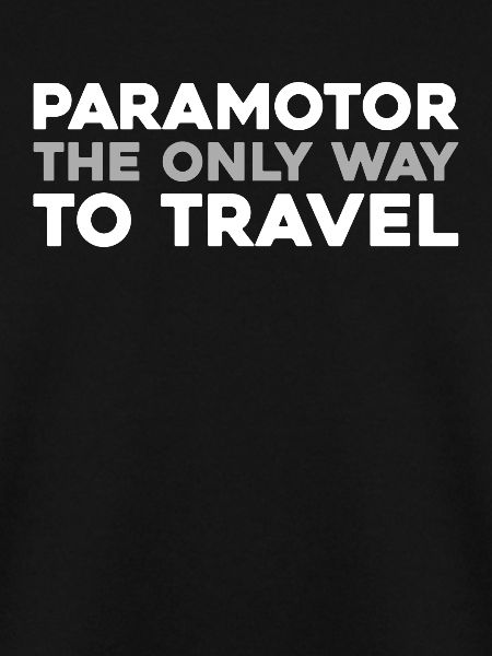 Paramotor paragliding