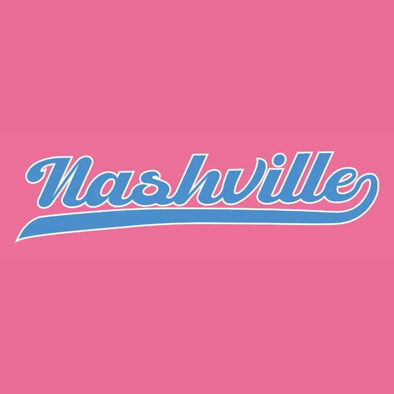 Nashville Script mit Schwunglinie
