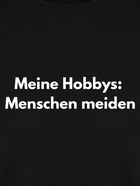 Menschen meiden – Sarkastischer Spruch
