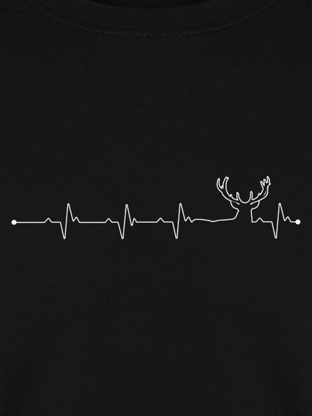 Heartbeat Deer Silhouette