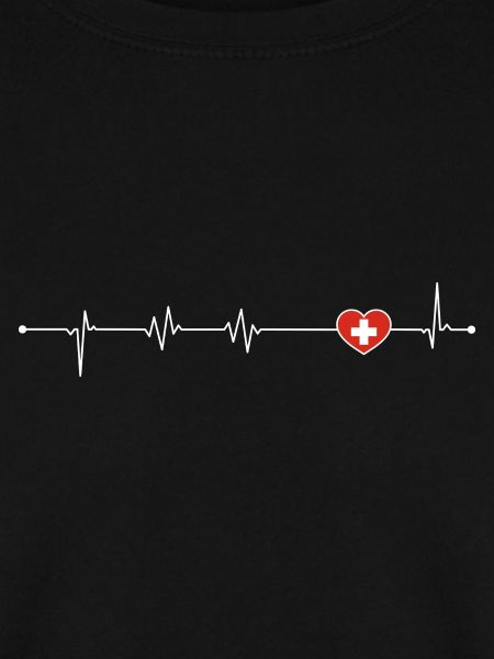 Heartbeat Love Schweiz Flagge