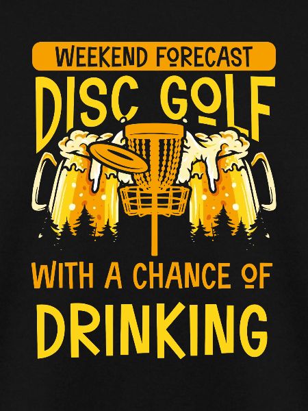 Discgolf Und Bier Trinken