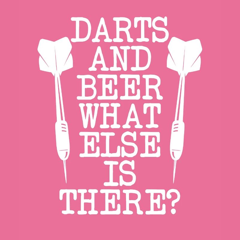 Darts und Bier mit zwei Dartpfeile