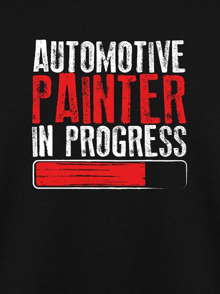 Autolackierer in Arbeit