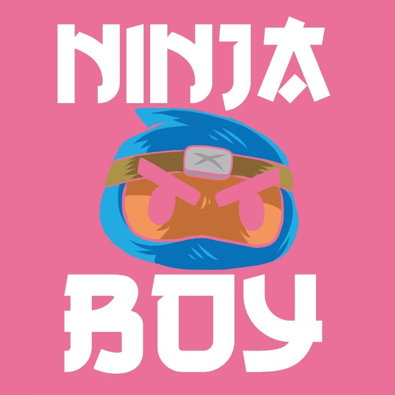 Süßer Blauer Ninja junge