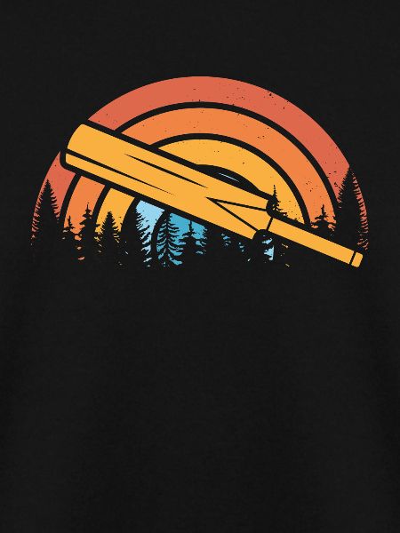 Cricketschläger Sonnenuntergang