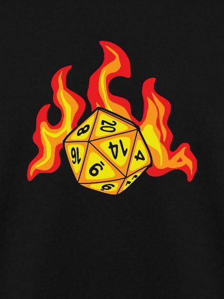 Burning cube