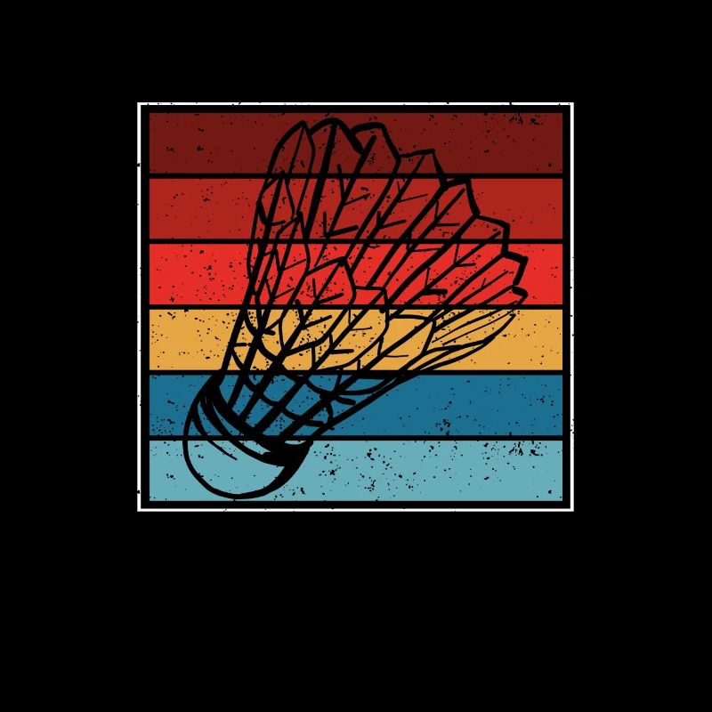 Bunte Badminton kunst