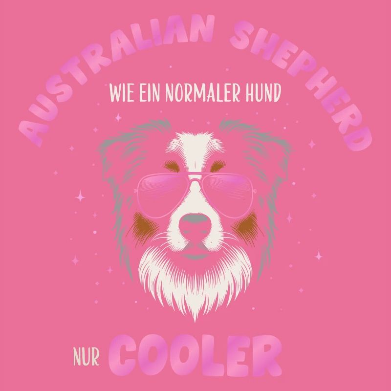 Aussie - wie ein normaler Hund nur cooler pink
