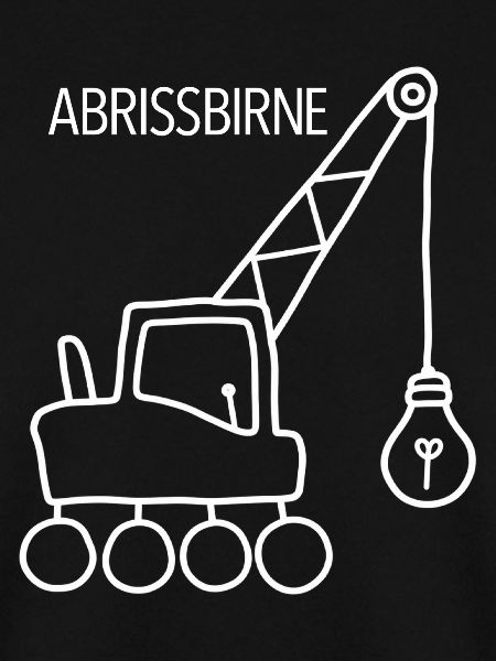 Abrissbirne KranIllu Wortwitz 