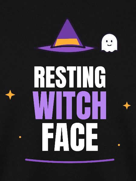 Grafisches T-Shirt mit Ruhehexengesicht