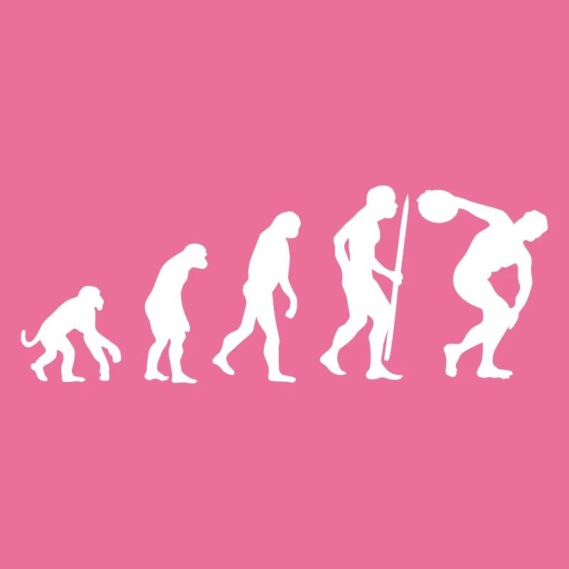 Evolution Diskuswurf Athlet Diskuswerfer
