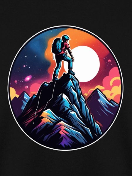 Climbing - Moon - Space