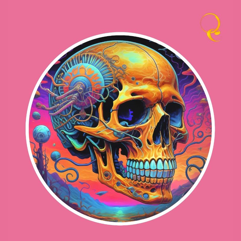 PSYCHEDELISCHER SCHÄDEL
