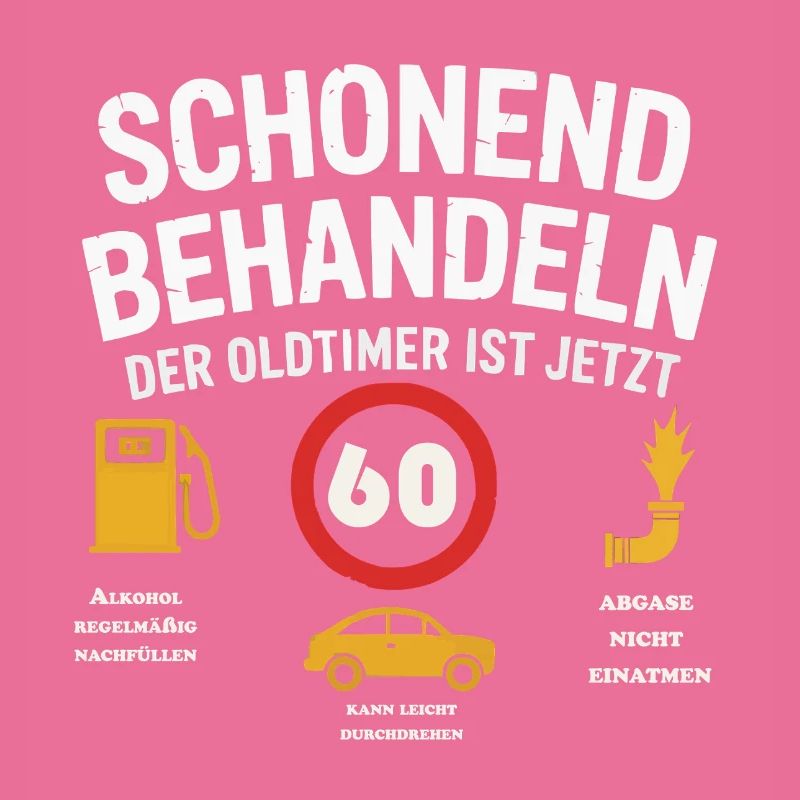 Oldtimer Witz – Lustiges Design zum 60. Geburtstag