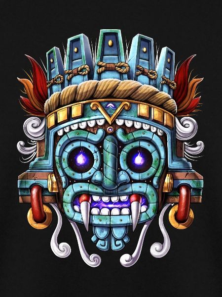Aztekischer Gott Tlaloc