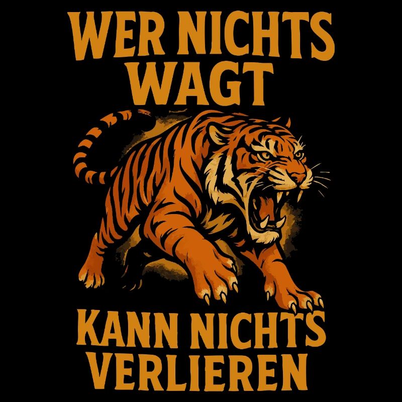 Wer nichts wagt – Tiger Tattoo Statement