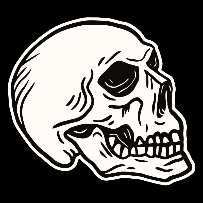 Skull Skeleton Skull Horror Cadeau d’Halloween