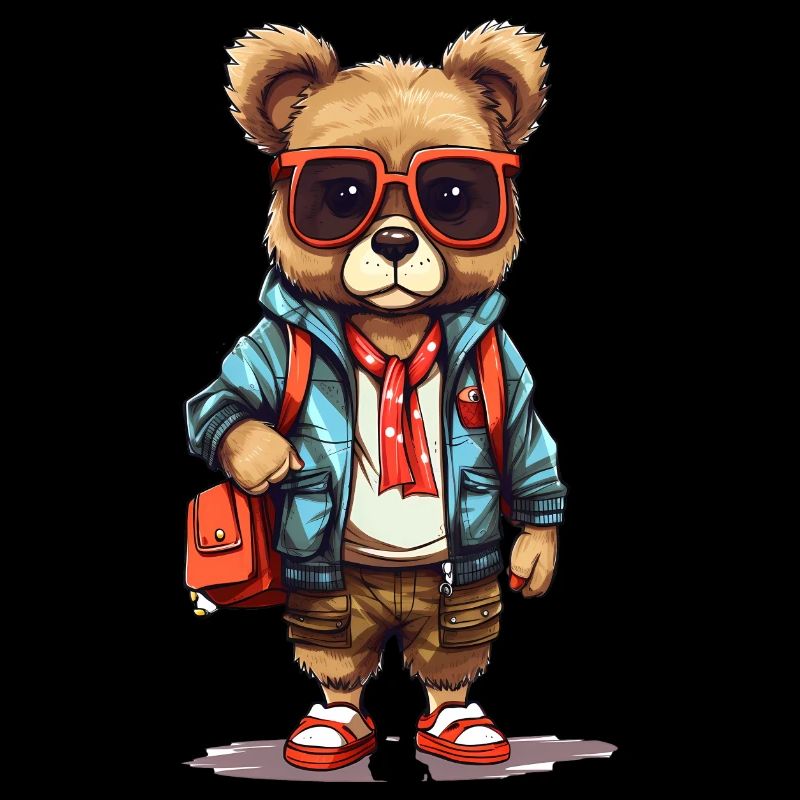 Dessin animé Mignon Ours