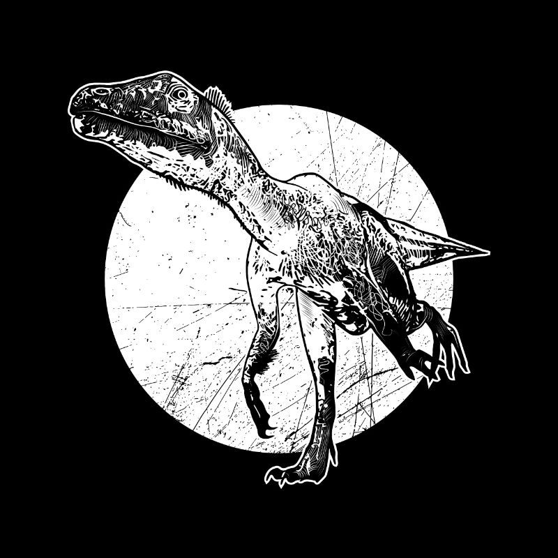 Utharaptor Dinosaurier Reptil Jäger Urzeit Fossil