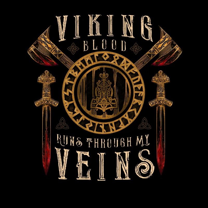 Wikinger Blut fließt durch meine Adern
