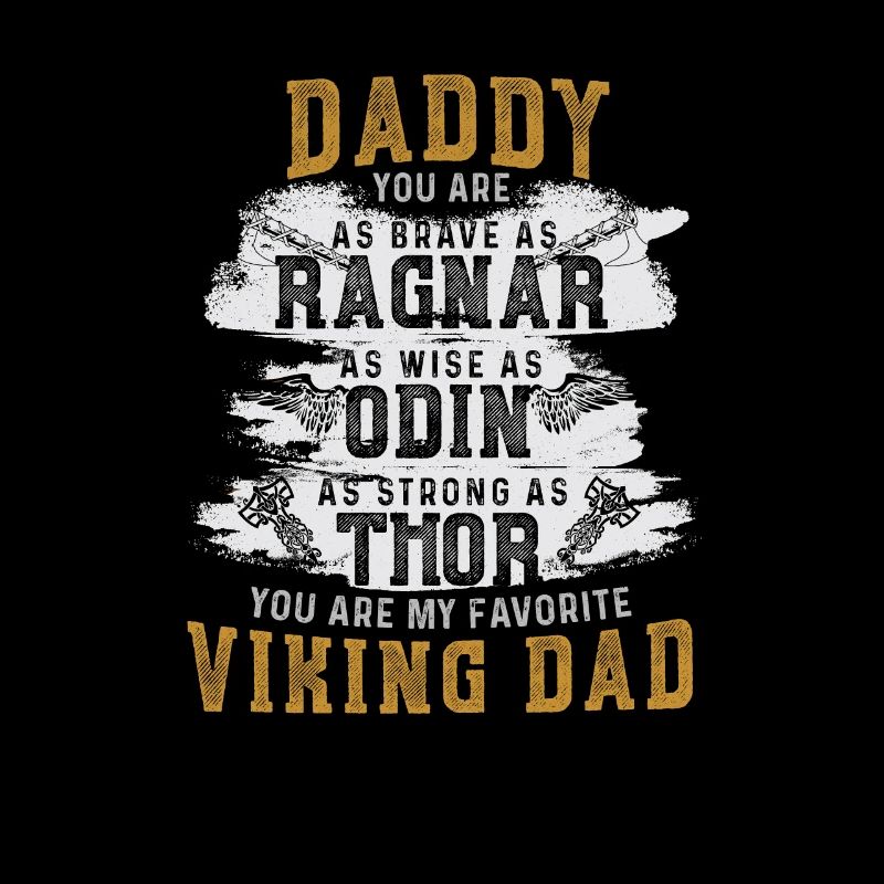 Viking Père Sage Comme Odin Stark Comme Thor