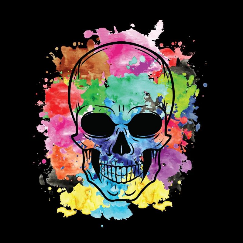 Bunter Totenkopf