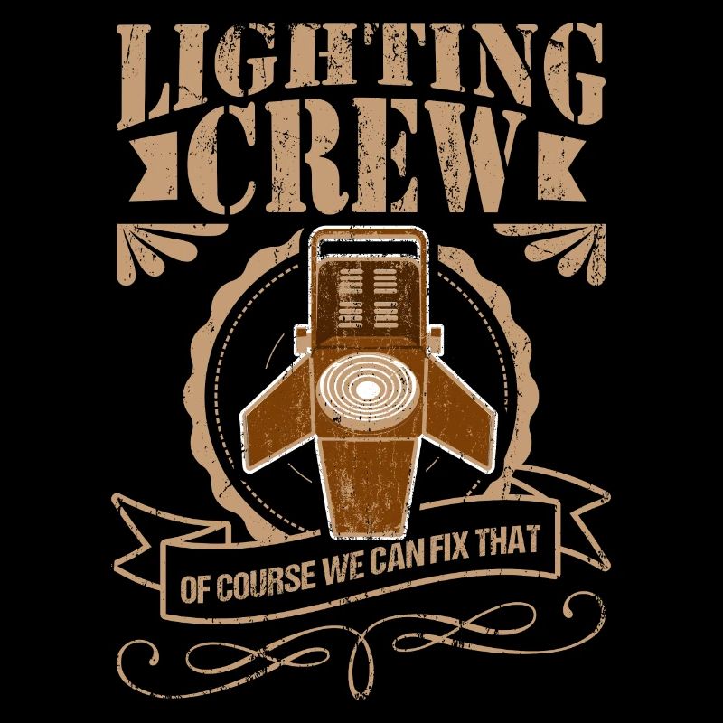 Lichttechniker Crew Licht Event Geschenk
