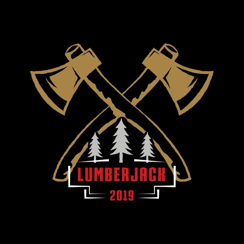 bûcheron doré cadeau cool