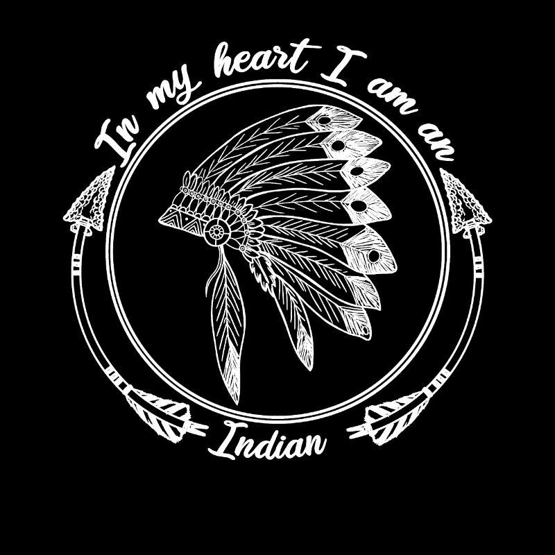 Indian Kopfschmuck Pfeil Ureinwohner Geschenk Herz