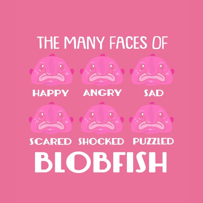 Blobfish Deep Sea Grumpy Introverted Gift