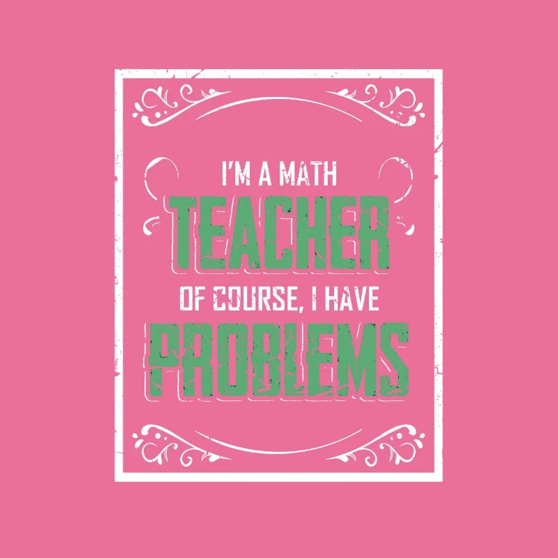 Mathelehrer Problem Texturiertes Geschenk