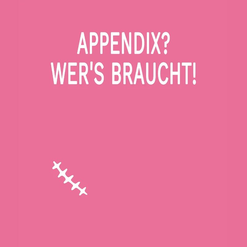 Blinddarm Operation Narbe Appendix Geschenk