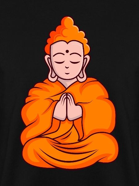 Cartoon Monk Cartoon Mönch