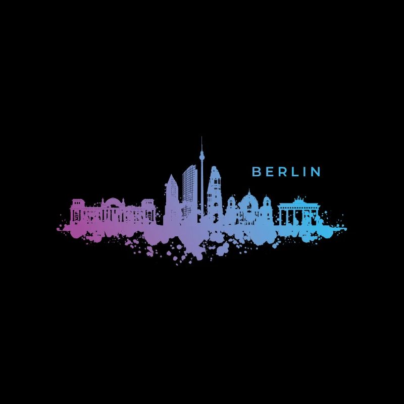 Colorful Berlin Motiv - Geschenkidee