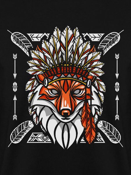 Fuchs Schamane Indianer