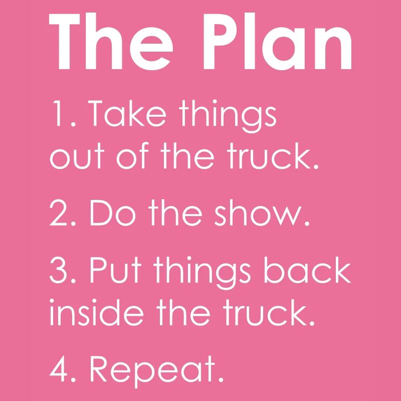 STAGEHAND CREW PLAN technicien en éclairage cadeau